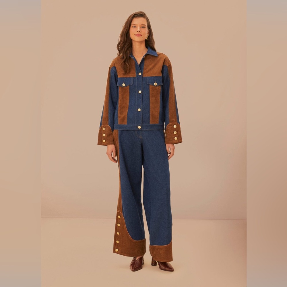 Farm Rio Western Denim Jacket - Picture 3 of 9